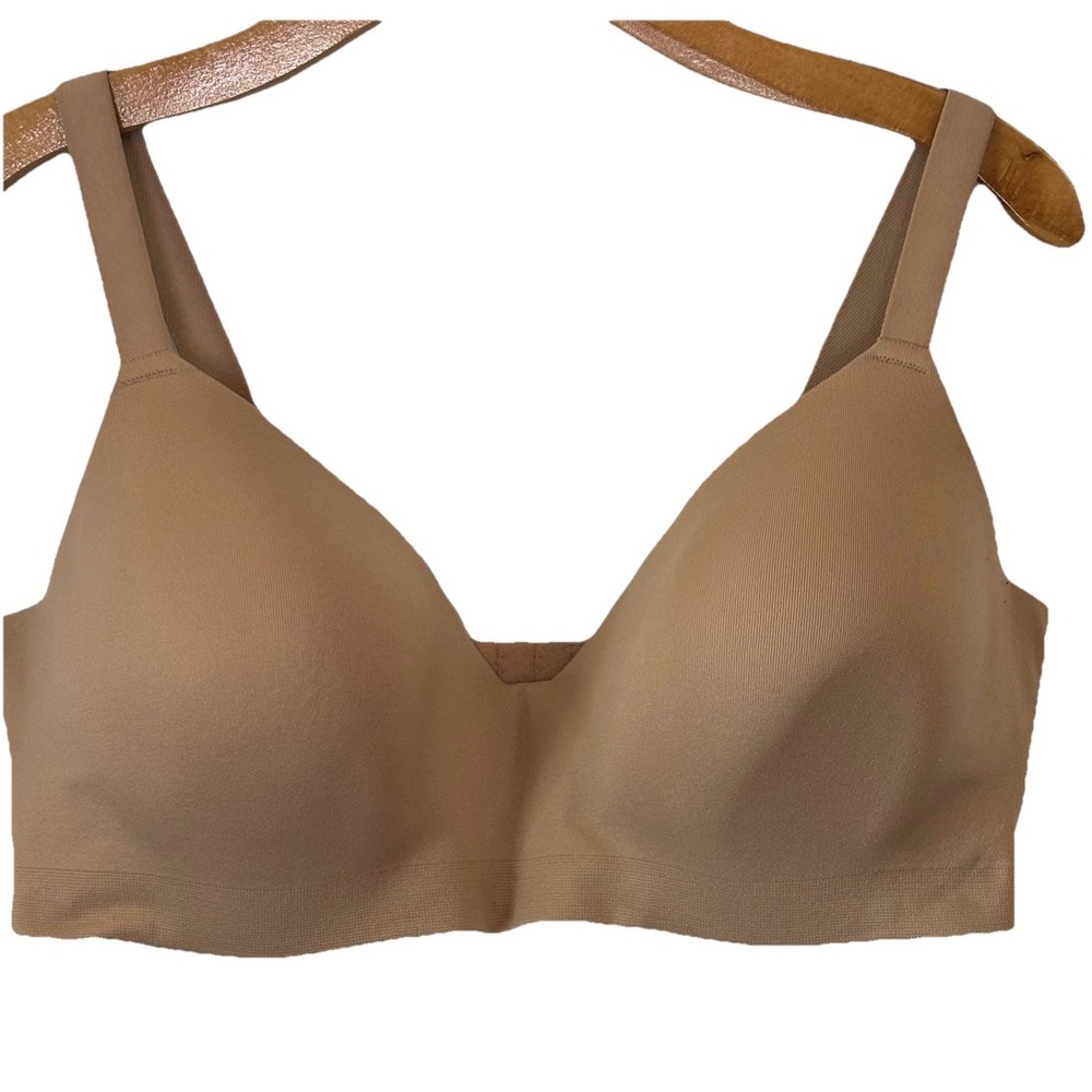Walcoal Bra 38DDD Flawless Comfort Contour Underwire Beige T-Shirt #853326